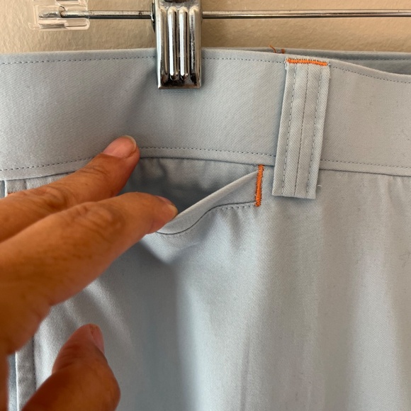 J.McLaughlin Sz 36 LightBlue Taylor Straight Fit Chino in Italian Twill Cotton - Picture 5 of 13